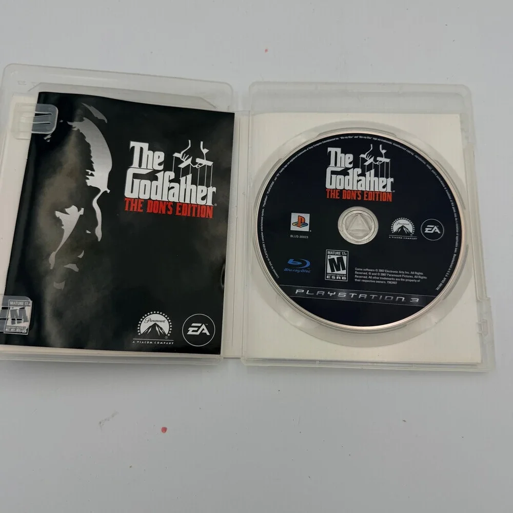 The Godfather The Don's Edition Sony PlayStation 3 PS3 2007 CIB BLUS-30023 EA